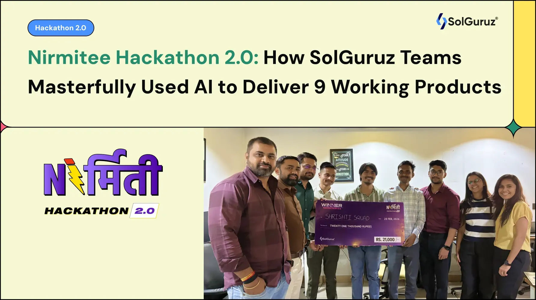 Nirmitee 2.0: How SolGuruz Teams Used AI to Deliver 9 Working Products